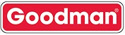 The Goodman brand logo, featuring crisp white text set against a classic red rectangular background, representing a trusted partner in the quality equipment McGee’s team provides.